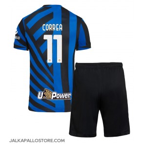 Inter Milan Joaquin Correa #11 Kotipaita Lapsille 2024-25 Lyhythihainen (+ shortsit)